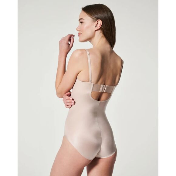 SPANX Strapless Cupped BodySuit - Champagne Beige L - Picture 3 of 6